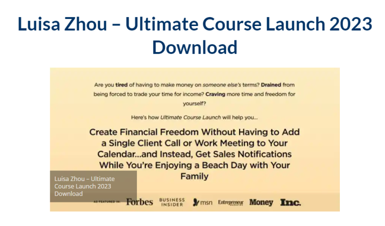 FREE DOWNLOAD: Ultimate Course Launch 2023